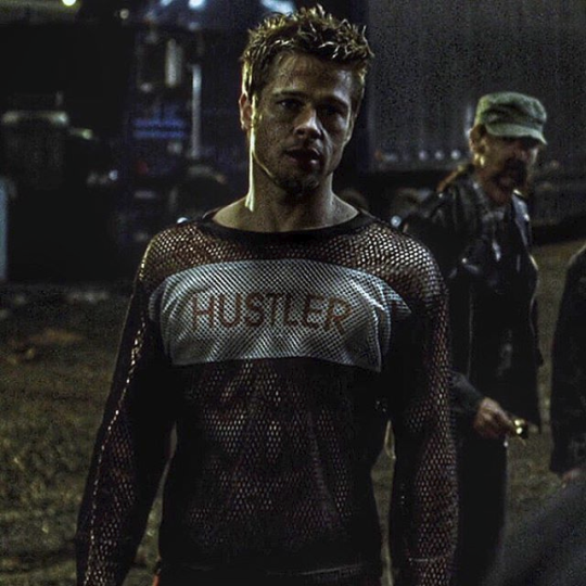 actually, let's talk about fight club — god i love the reading of fight  club where tyler...