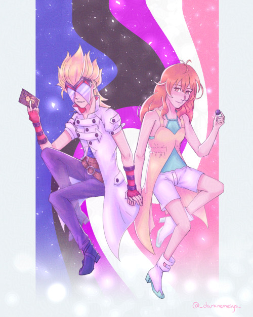 After Watching Bakugan During Pride Month, I Just Had To Draw Masquerade And Alice