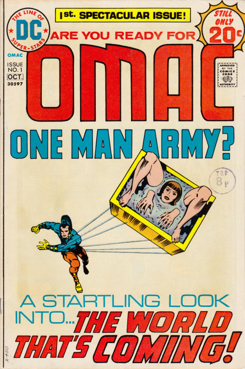 Porn Pics OMAC No. 1 (DC Comics, 1974). Cover art by