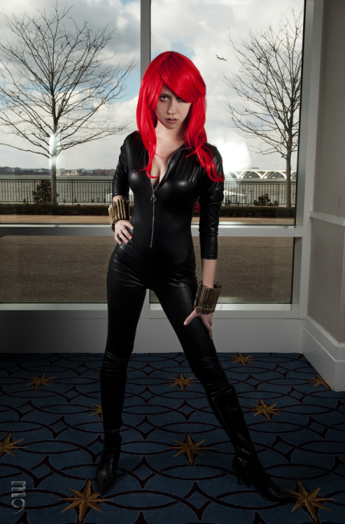 hotsexycosplay:  Awesome Black Widow costume! capsgirl19:  Professional pictures of my Black Widow cosplay from Katsucon 2013! Many thanks to the wonderful photographer, Marcus of M9 Cosplay.  