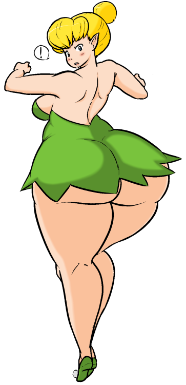 overlordzeon:  I’ve been watching some Tinkerbell movies over in Mexico and then this happened. Yeah, I drew some Thickerbell after watching it and it was my first attempt. ‘w’;