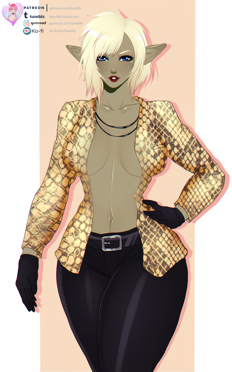 Finished the first YCH commission of Alma Vanilla (FFIVX oc) for ThierryHi-Res  
