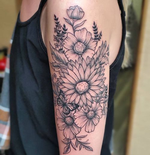 <p>Floral black and grey from last night.   Thanks Cristyn!  It was great working with you! <br/>
.<br/>
#ladytattooer #thephoenix #copperphoenix #shelbyvilleindiana #indianapolistattoo #indylocal #do317 #indytattoo #circlecity #waverlycolorco #industryinks #yournewfavoriteink #artistictattoosupply #fkirons #indianaartist #wearesorrymom #floral #floraltattoo #blackandgray #blackandgrey #flowers  (at Shelbyville, Indiana)<br/>
<a href="https://www.instagram.com/p/CUurXBcrlYD/?utm_medium=tumblr">https://www.instagram.com/p/CUurXBcrlYD/?utm_medium=tumblr</a></p>