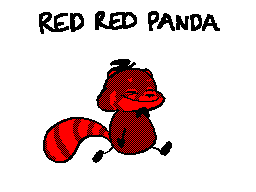 k-eke:  A panda covered in red is a red panda A red panda covered in red is a red