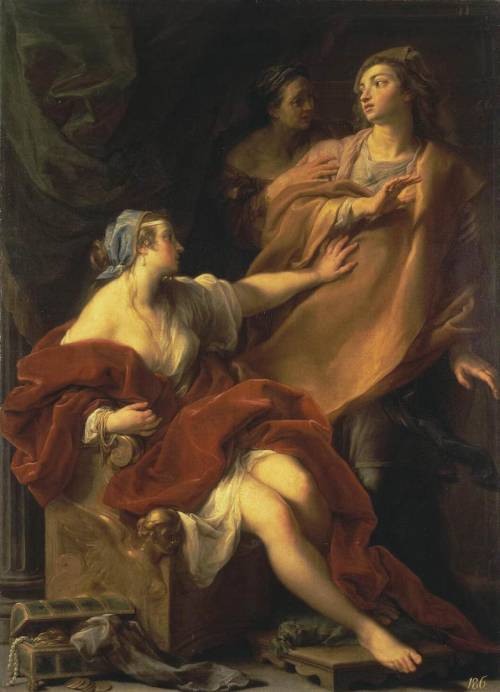 rjtyler:BATONI, PompeoItalian painter, Roman school (b. 1708, Lucca, d. 1787, Roma)Sensuality1747Oil