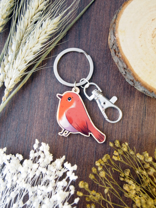 Little robin keyringwww.etsy.com/shop/melissajanart