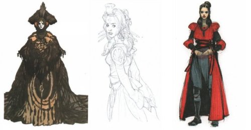 gffa:Star Wars: The Phantom Menace | Padme Amidala Concept Art