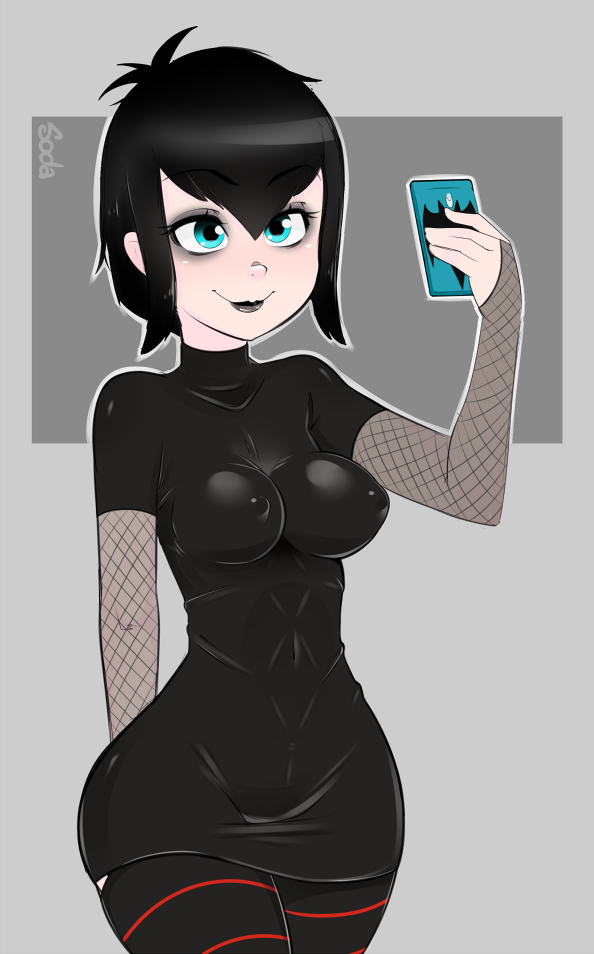 chronicsoda: Mavis trying to take a lewd selfie. Not too sure whether vampires would