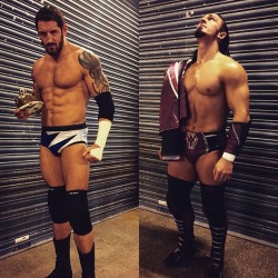 unstablexbalor:  wwe: The #KingOfTheRing, @wadebarrett faces off against The #ManThatGravityForgot, #Neville, right now on #Smackdown! 