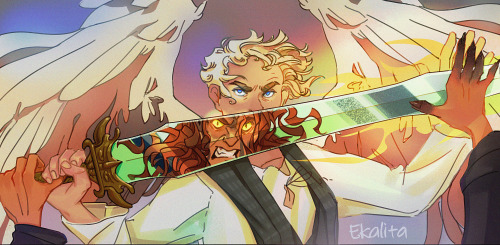 ambular-d:ekalita-blr:Aziraphale vs Crowley  Yikes!  Not that I don’t appreciate a good A