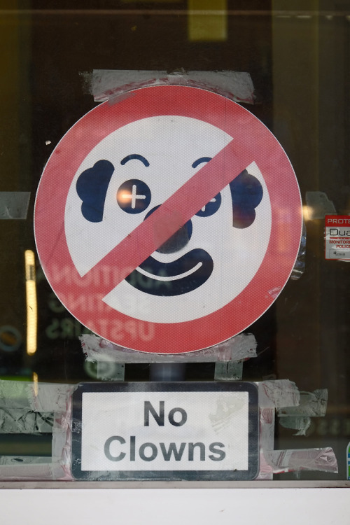 No Clowns. Nottingham, June 2019. 