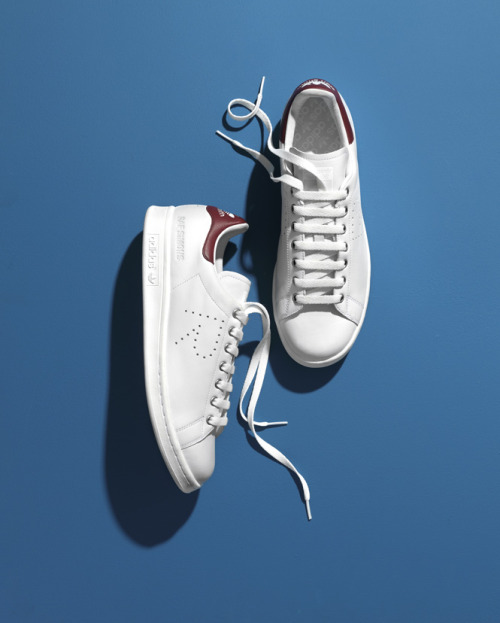 Lace up for the weekend in white-shoe style with a high-fashion take on the Adidas Stan Smith by Raf