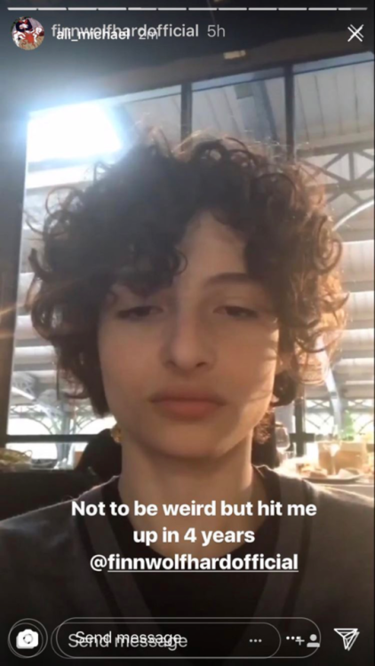 losvcr:ughhh adults are being so fucking weird about finn wolfhard. he’s a fourteen year old c
