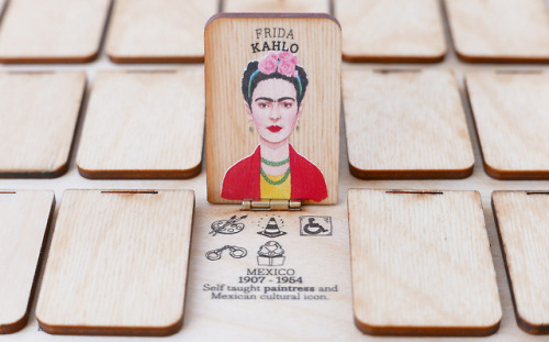 itscolossal: Who’s She: A Laser-Cut Guessing Game That Celebrates Accomplished Women Throughout Hist