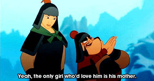tastefullyoffensive:   Disney Insults and Comebacks [via/via]Previously: Disney Movies in Disney Movies   I love the Mulan one