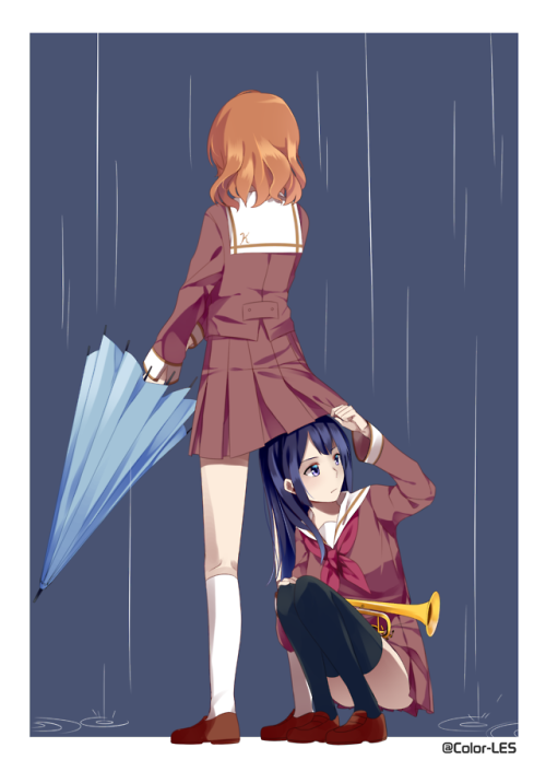 ✧･ﾟ: *✧ When You Have No Umbrella and It’s Raining ✧ *:･ﾟ✧♡ Characters ♡ : Kumiko Oumae &heart