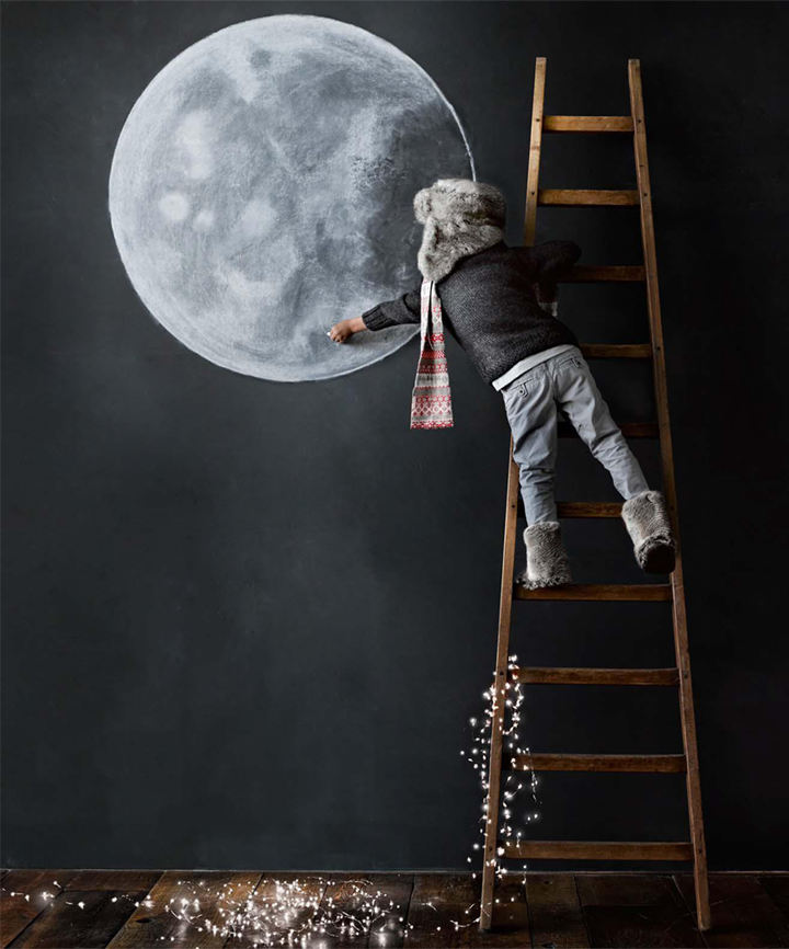 DISEGNO LA LUNA&hellip; VESTITA DI AMBRA E CORALLOTHEWOLF