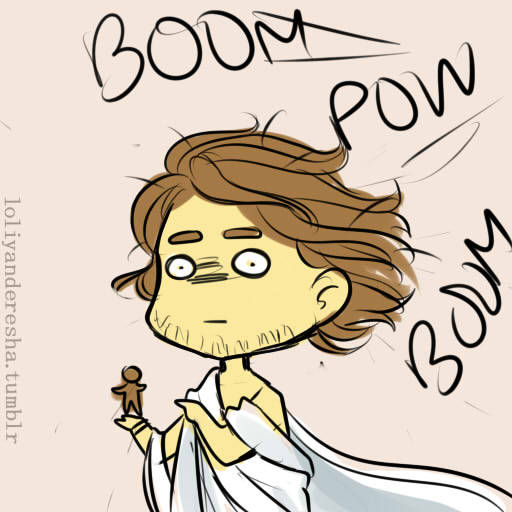 loliyanderesha:  //pat God 