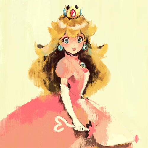 solbipark:I only play as peach in SSB.. :p