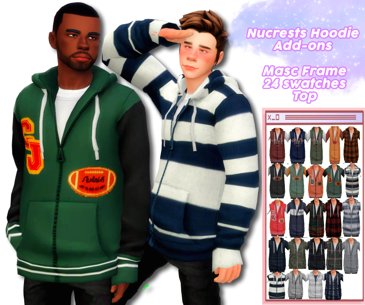 Nucrests Hoodie Add Ons I Loved Nucrests — Creamlattedream