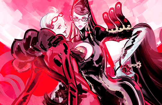 Dailybayonetta Bayonetta And Jeanne Official Art Updated