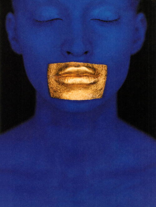vmagazine: &lsquo;Blue Klein&rsquo; (1998) - Photography: Eric Traoré | Stylist: Delphine Treanton |
