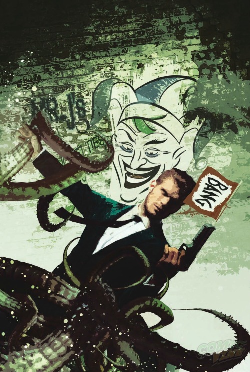 theimancameron:  And the second batch of Joker-themed variants for DC’s June books!1) Gotham by Midnight #6 by John Van Fleet2) Grayson #9 by Dave Johnson3) Green Arrow #41 by Ben Oliver4) Green Lantern #41 by Ben Oliver5) Harley Quinn #17 by Eduardo