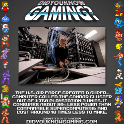 didyouknowgaming:  PlayStation 3.  Source.
