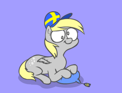peanutbutters-stupid-art-corner:  I’ve always imagined derpy as a swede for some reason.  x3