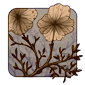 Pressed Flower (hickory recolor)