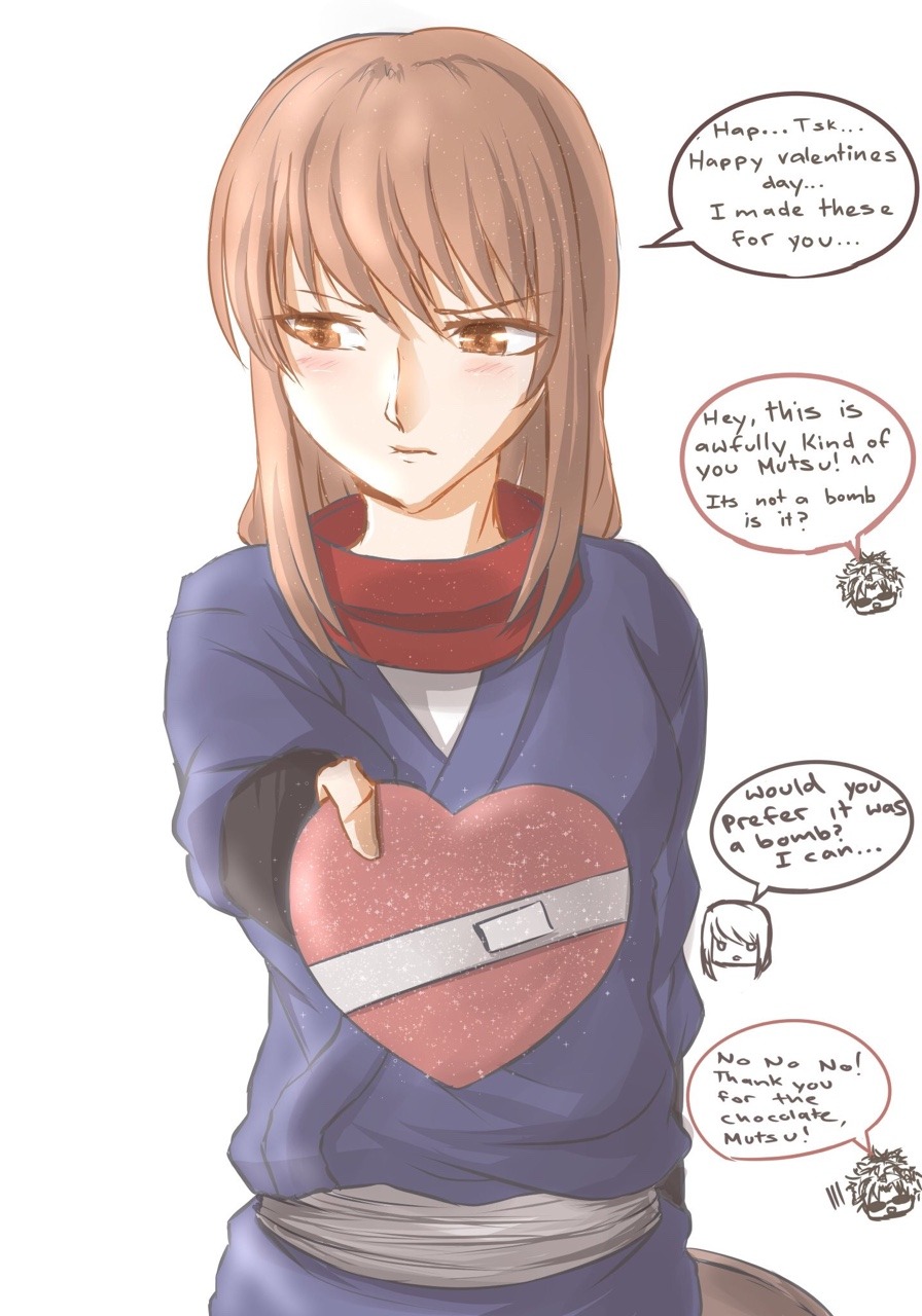 kohiiko:The Valentine’s Day piece!!! Of course I had to make it SakaMutsu related
