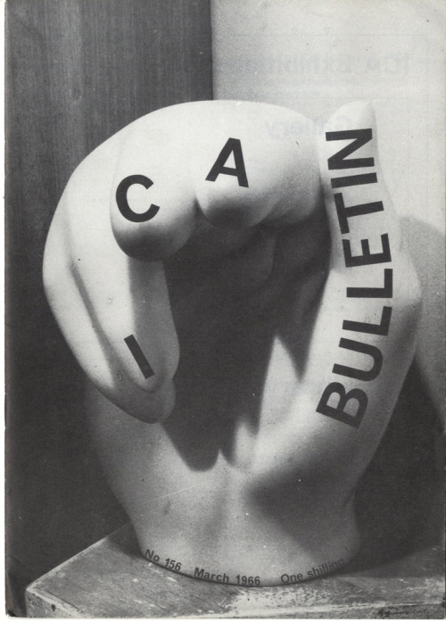 bojkowski:  ICA (Institute of Contemporary Arts), LondonBulletin, March 1966 