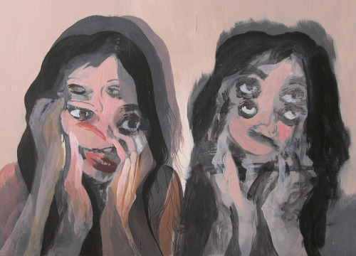 rghayati:  Two PartAcrylic on wood. 9.5 by 13 inches. 2012.Referenced with permission from this image by Flickr user Rosanna Jones. 