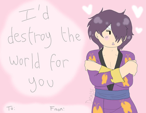 Made some Gintama Valentine cards, send them to your loved ones <3