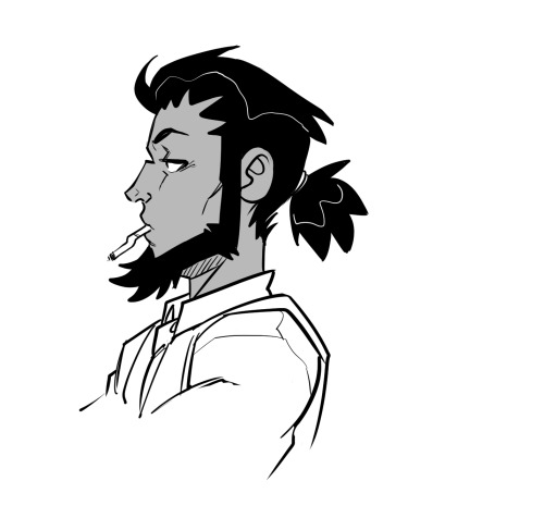 himbobeefcakephd:fluffy jigen ponytail