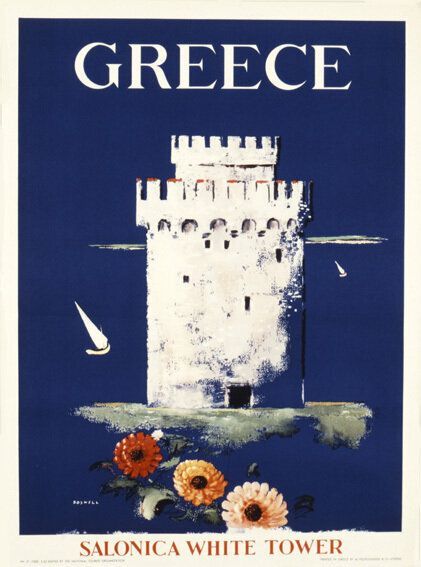 Gorgeous vintage posters of EOT (Greek Tourism Organisation) See more posters here 