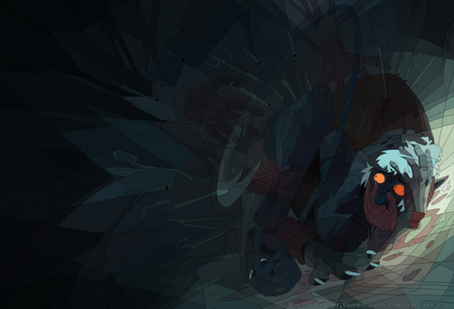 moonphanter: [insufficient]adjective | in·suf·fi·cient | \ˌin(t)-sə-ˈfi-shənt\Not enough —— An experimental commission for @sandflakedraws! Thank you so much for commissioning me, pal! :’D * Please respect the artist and commissioner, and