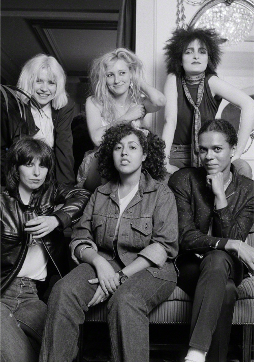 London, 1980 - Debbie Harry, Viv Albertine of The Slits, Siouxie Sioux, Chrissie Hynde, Poly Styrene