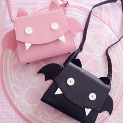 differentblizzardbouquetworld:Bat crossbody bags   Use code shan to save 20%!  @all-mighty-powerful-poopie