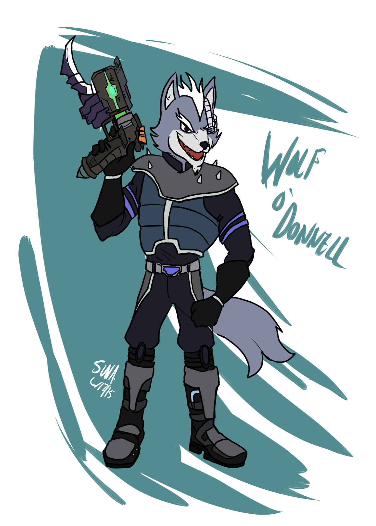 sunabuna:  With the announcement of Star Fox Zero, I felt like drawing my favorite