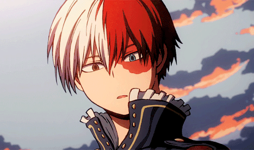 I Just Thought About It But Shoto Todoroki Must Be A Fricking GOD At Parting Hair