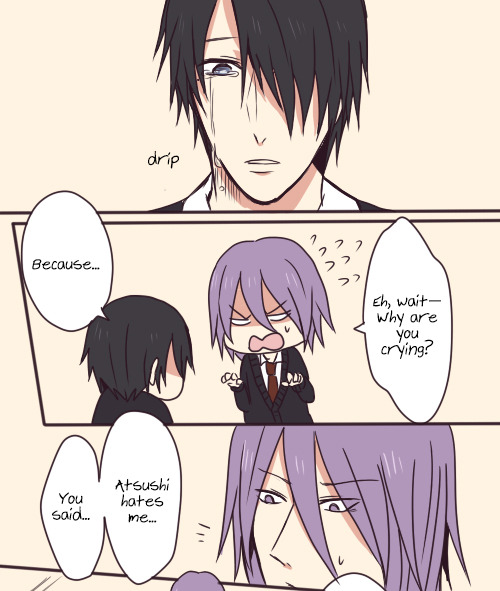 miyataka:  Happy April’s Fool with the love-bakas of Yosen! \o/ by そる@ついった /