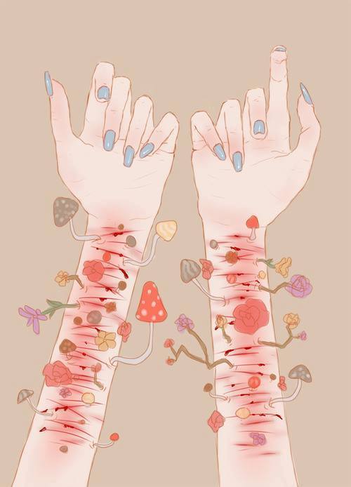 tu-y-yo-bajo-las-estrellas:  —Si no me perdonas, me cortaré. —Podrías suicidarte y aún así no te perdonaría.  Sentí mis ojos llenarse de lágrimas, mi vista se nublo completamente, sentía un nudo en mi garganta, no podía respirar. Cense que