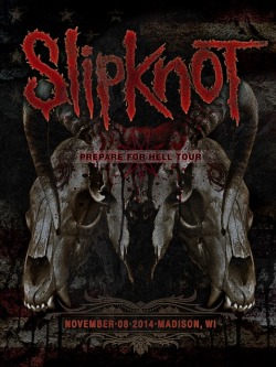 Slipknot poster sold at the madison show