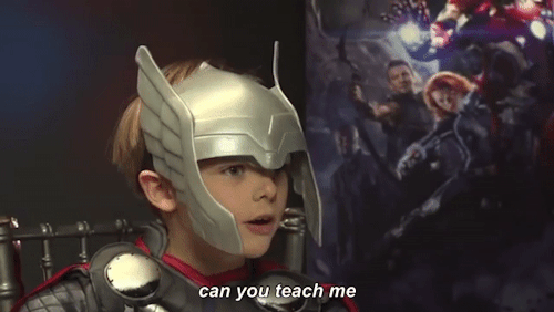 Source : Mini Thor Meets Captain America And Hawkeye | Marvel Uk