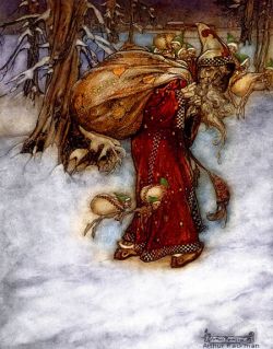 pagewoman: Santa Claus by Arthur Rackham