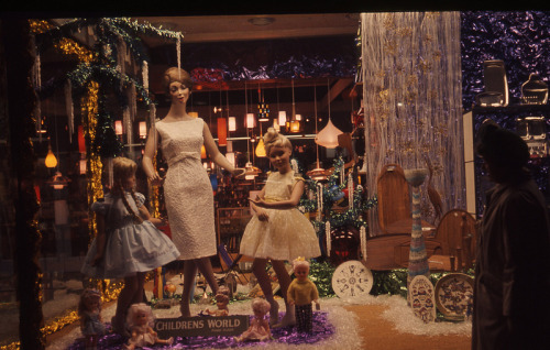 fuckyeahvintage-retro: Christmas Shop Fronts, UK, 1960s (via Tyne &amp; Wear Archives &amp; 