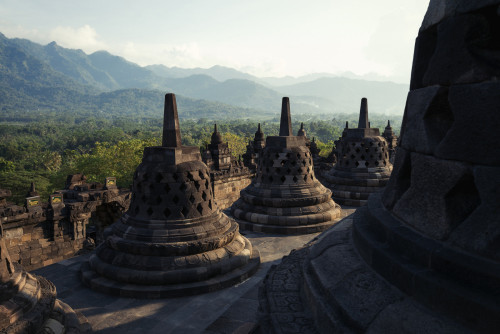  Buddhist Candi Borobudur, Java, Indonesia◕ alec mcclure  ◔ photoblog 