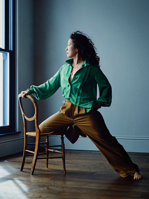 deanorus:SANDRA OH by Boo George for Net-a-Porter (2019)