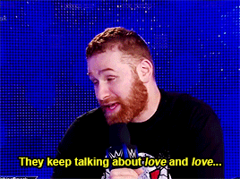 mith-gifs-wrestling: Sami’s a lover AND